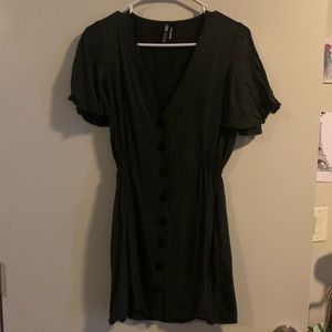 Zara button front dress